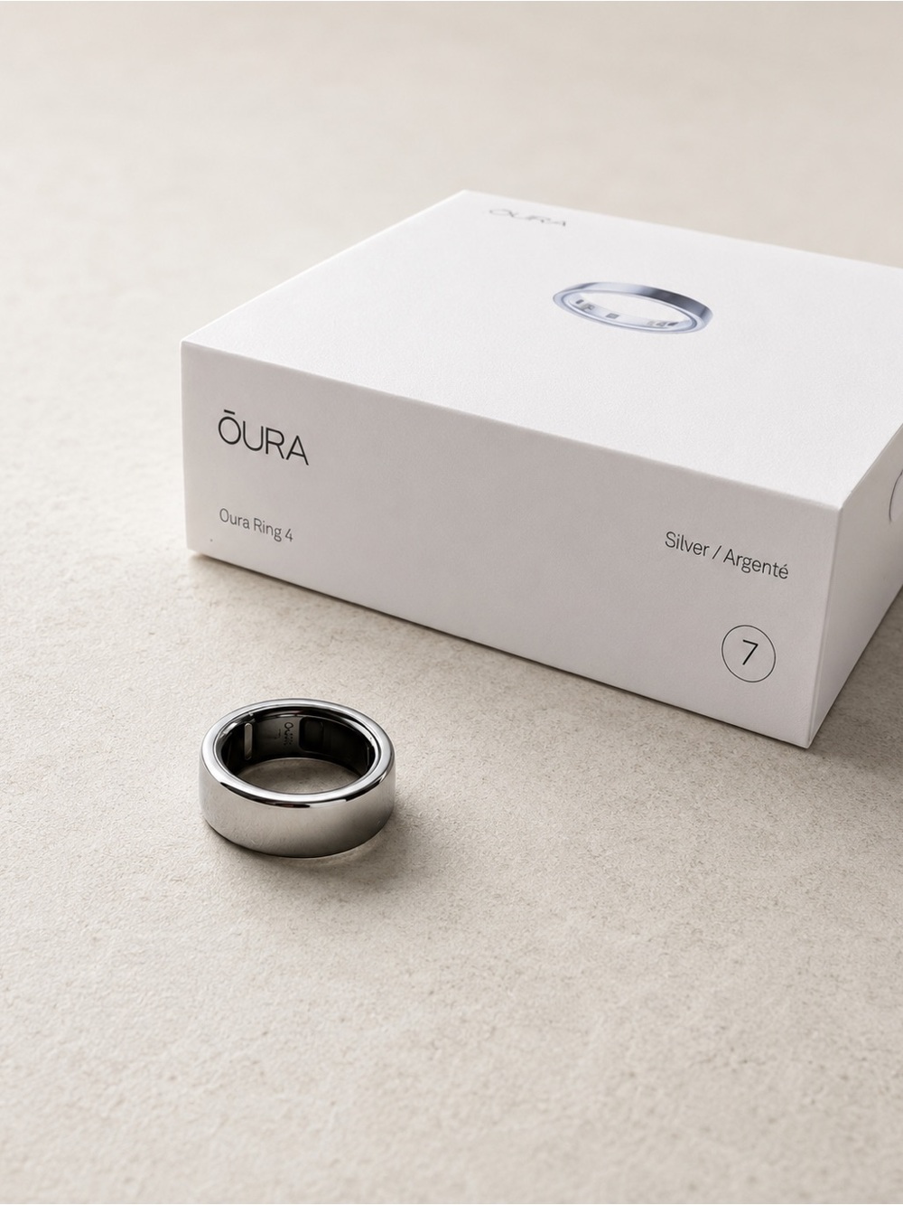 MAKE OFFER ♥️ Oura Ring 4 Size 7 - Polished Silver Finish